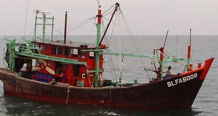 Kapal ikan ilegal Malaysia, di 25 mil pulau Jemur, Sumatra Utara