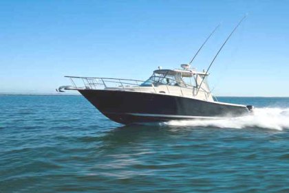 Fiber fishing boat : P - 11.60m, L - 3.60m, T - 0.65m